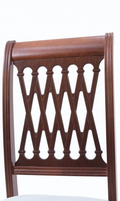 Обеденная группа Верди 120 со стульями Рич/ ромб коричневый, Орех