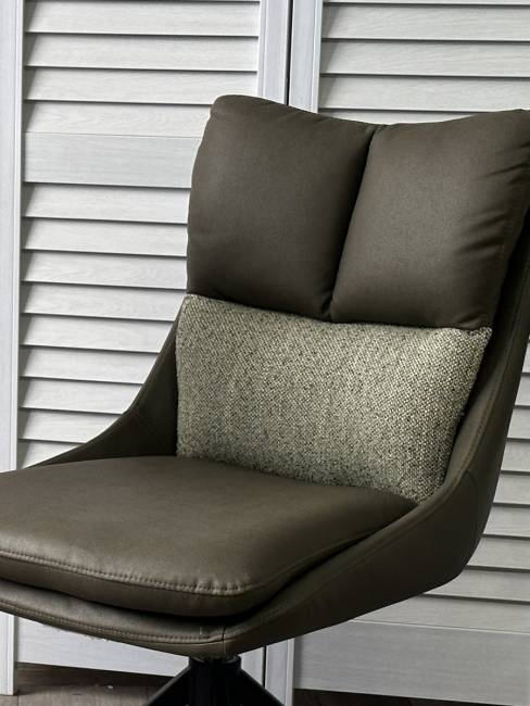 Стул LEROY 360 град. поворот Зеленый F07-003-01 / MONTECRISTO 8421 / черный каркас, ®DISAUR Стул LEROY 360 град. поворот Зеленый F07-003-01 / MONTECRISTO 8421 / черный каркас, ®DISAUR