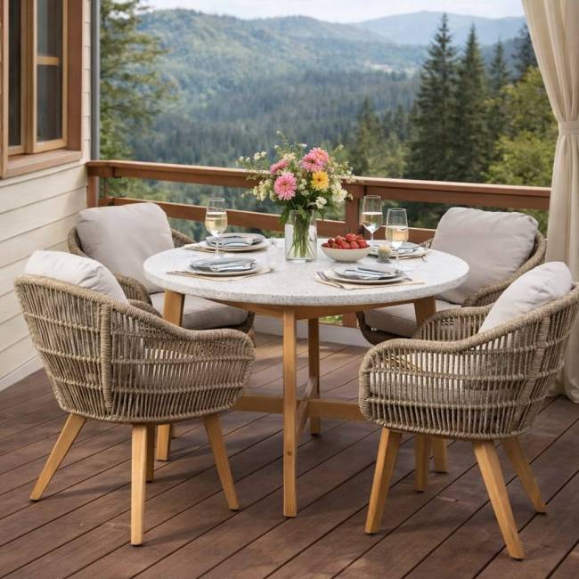 Обеденный комплект ELEONORA на 4 персоны