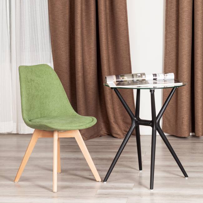 Стул TULIP SOFT (mod. 053V) / 1 шт. в упаковке дерево/пластик/ткань, 49,5 x 54,5 x 84 см, Зеленый (Green) LY1701-7 зеленый Стул TULIP SOFT (mod. 053V) / 1 шт. в упаковке дерево/пластик/ткань, 49,5 x 54,5 x 84 см, Зеленый (Green) LY1701-7 зеленый