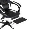 Кресло игровое TopChairs Virage черно-белое