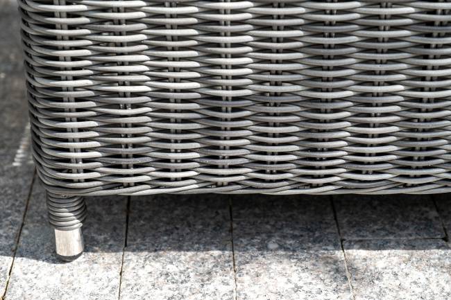 "Кон Панна" диван из искусственного ротанга двухместный, цвет графит "Кон Панна" диван из искусственного ротанга двухместный, цвет графит