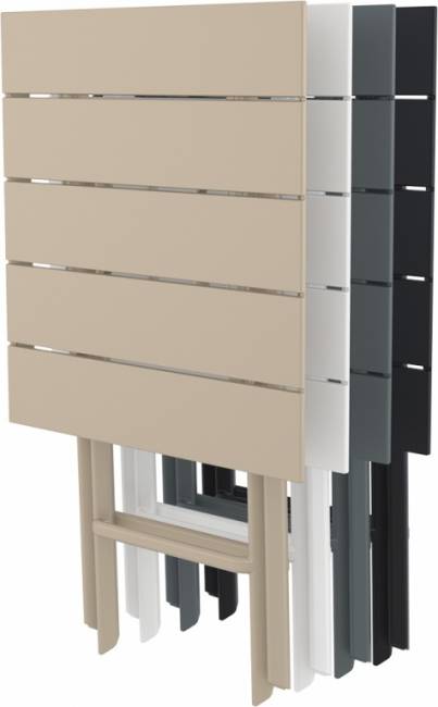 Стол пластиковый складной Helen Folding Table 60 черный 600х600х740 мм Стол пластиковый складной Helen Folding Table 60 черный 600х600х740 мм