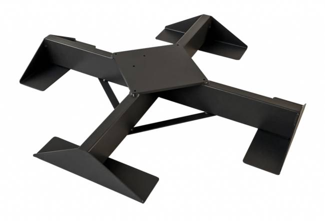 Зонт профессиональный четырехкупольный 7х7 м Wood Poker имитация ироко, слоновая кость 7000х7000 мм