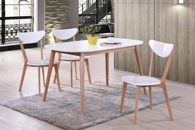 Стол обеденный MAX (Макс) основание бук, столешница мдф, 140 х 80 х 75см, Белый+Натуральный ( Бук) Белый+Натуральный ( Бук) основание бук, столешница мдф Стол обеденный MAX (Макс) основание бук, столешница мдф, 140 х 80 х 75см, Белый+Натуральный ( Бук) Белый+Натуральный ( Бук) основание бук, столешница мдф