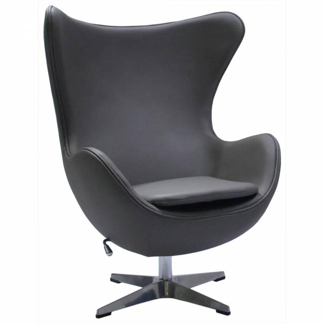 Кресло EGG STYLE CHAIR серый Кресло EGG STYLE CHAIR серый