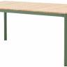 Стол обеденный деревянный Armona зеленый, натуральный 2000х1000х760 мм