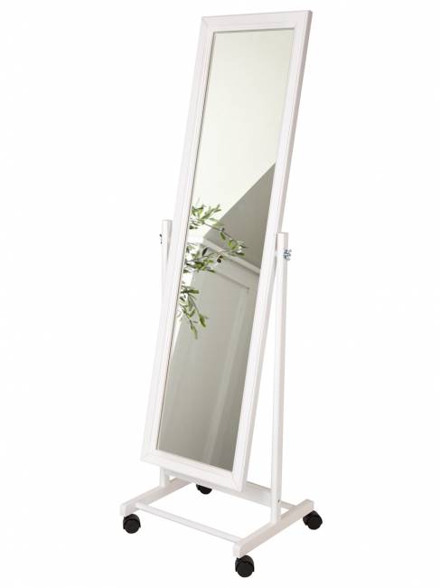 Зеркало напольное В 27Н белый 137 см х 42,5 см