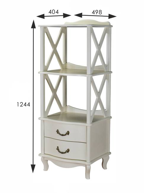 Этажерка Джульетта 2 уровня, дуб шампань Л Этажерка Джульетта 2 уровня, дуб шампань Л