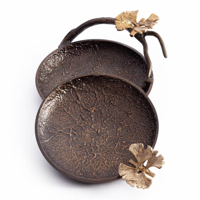 Блюдо Secret de Maison Maple2/Мапле2 (мод. 9553) алюминиевый сплав, 21,5х18х8см, латунь/золотой латунь, золото/brass, gold алюминиевый сплав