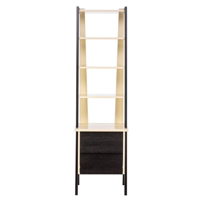 Этажерка Leset "Сканди" с тумбой 2 ящ. Дуб шампань, компаньон Венге Венге