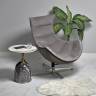 Кресло LOBSTER CHAIR серый искусственная замша, серый